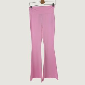 Edikted Pink High Waisted Flare Yoga Pants Bell Bottoms Y2K Coquette Size M
